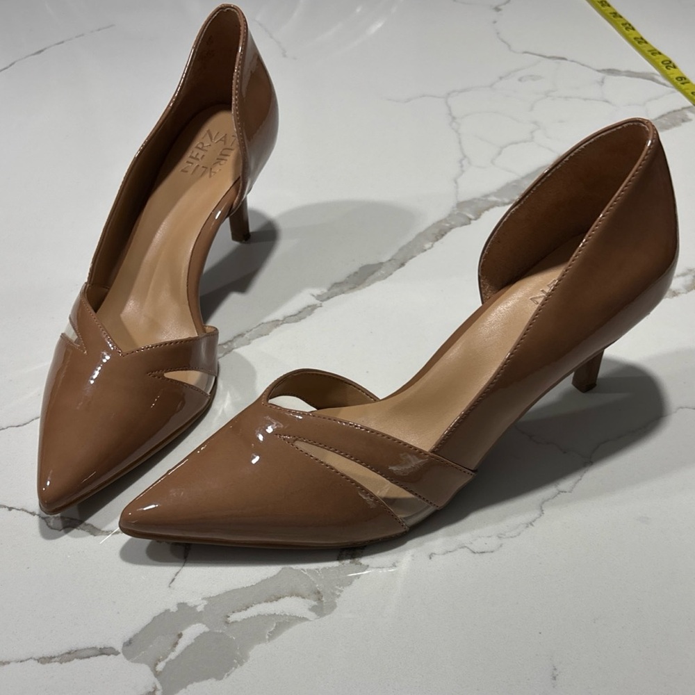 Naturalizer Brown Patent Leather Heels